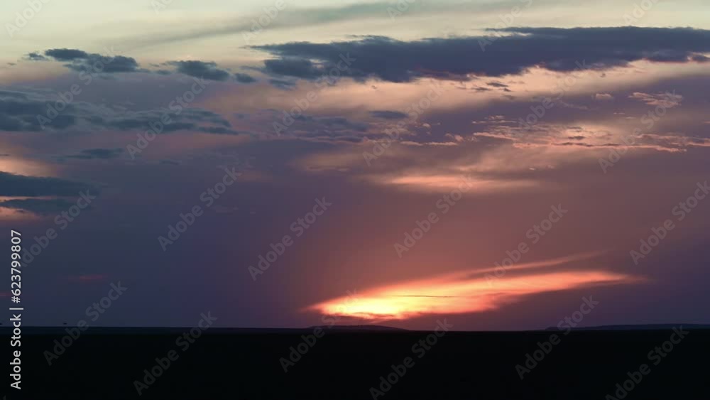 Beautiful sunset over savannah of Kenya, Africa
Beautiful sunset over savannah of Kenya, Africa