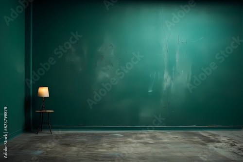 empty room with wall
