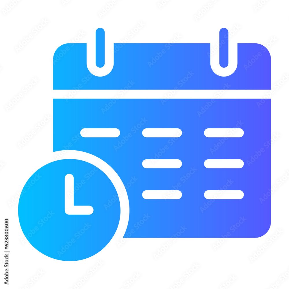 calendar gradient icon calendar gradient icon