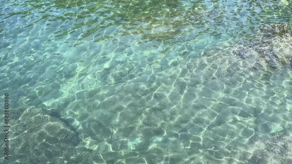 Sea water ocean clear rippled surface turquoise blue beautiful seascape. Sea water ocean clear rippled surface turquoise blue beautiful seascape.