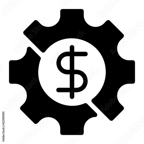 money glyph icon