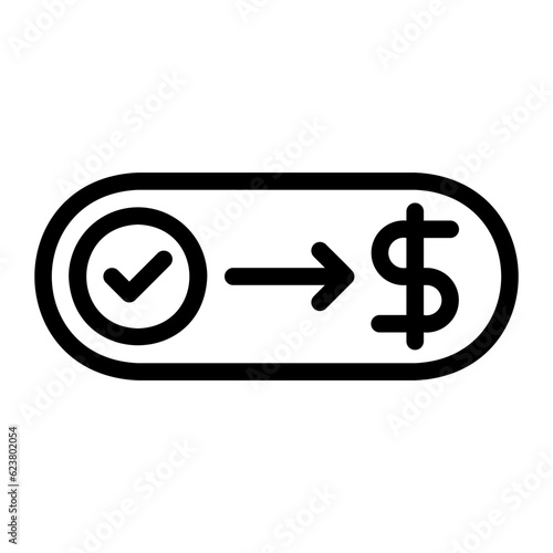 subscription line icon