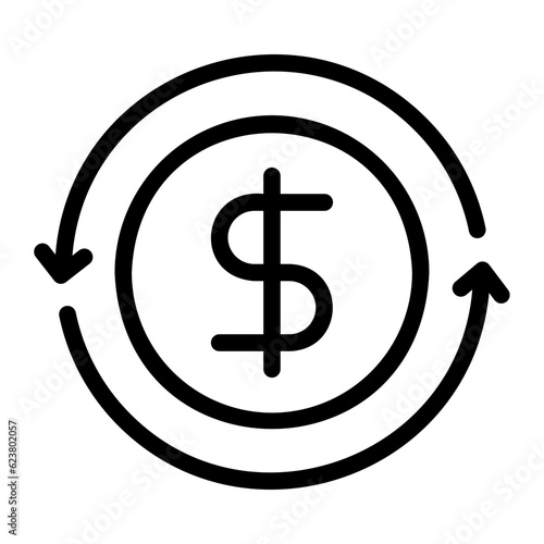 subscription line icon