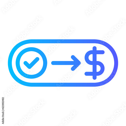 subscription gradient icon