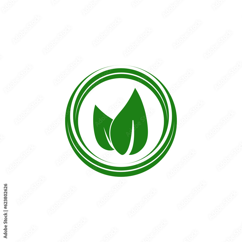 leaf icon design template leaf icon design template