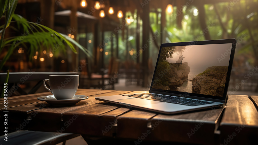 Laptop and Coffee Brewing Productivity in the Coffee Shop Laptop and Coffee Brewing Productivity in the Coffee Shop