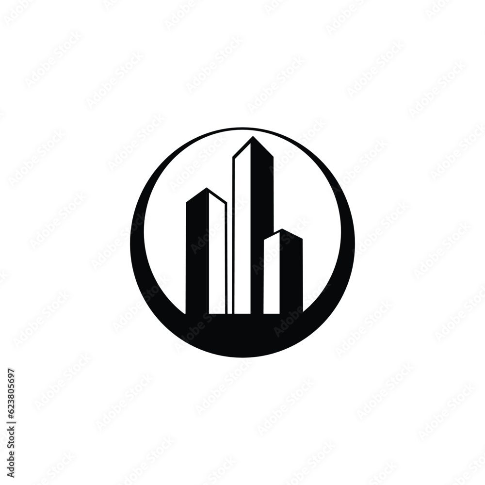 simple and clean building vector simple and clean building vector