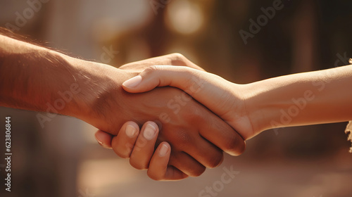 Hands Intertwined. A Powerful Symbol of Love, Friendship, and Family