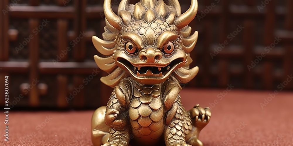 AI Generated. AI Generative. Traditional classic chinese asian dragon copper symbol of power. Graphic Art AI Generated. AI Generative. Traditional classic chinese asian dragon copper symbol of power. Graphic Art