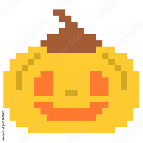 Halloween Pumpkin pixel art