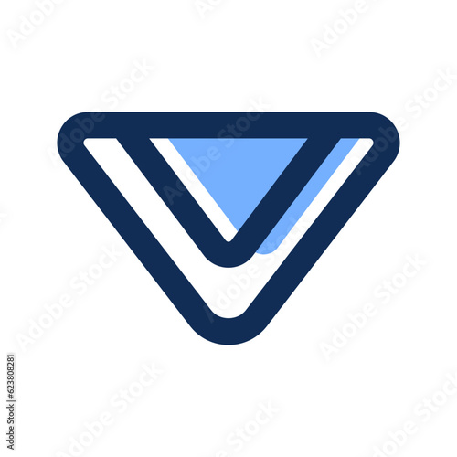 napkin filled line icon