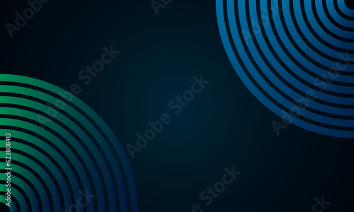 dark blue modern business theme background with circle ornament