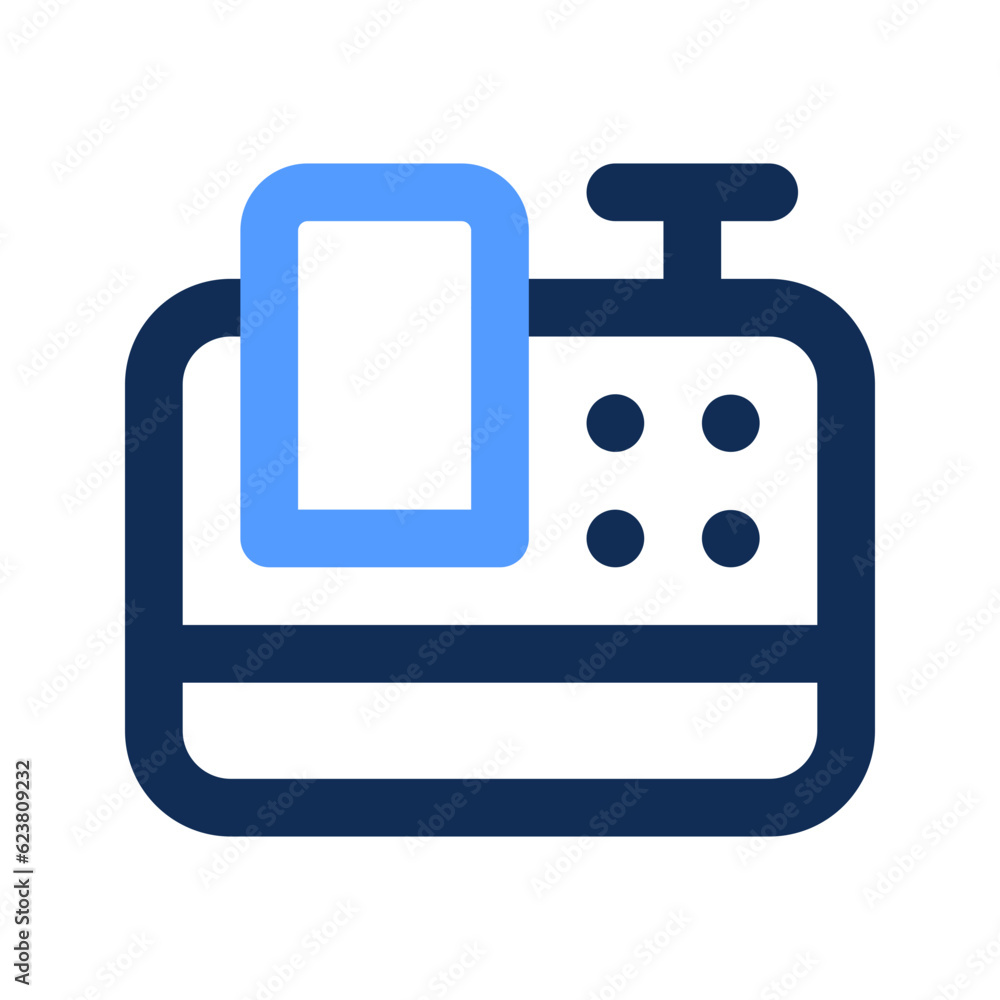 cash register outline color icon cash register outline color icon