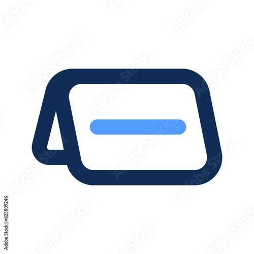 reserved outline color icon