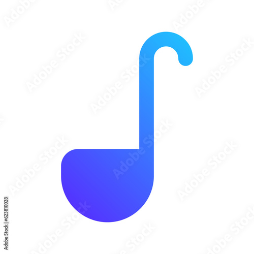 ladle gradient fill icon