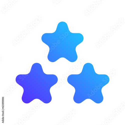 review gradient fill icon