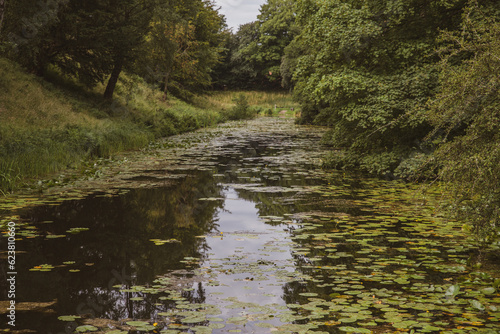 The beautiful ramparts of Fredericia in Denmark