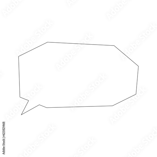 Comic text box for conversation.