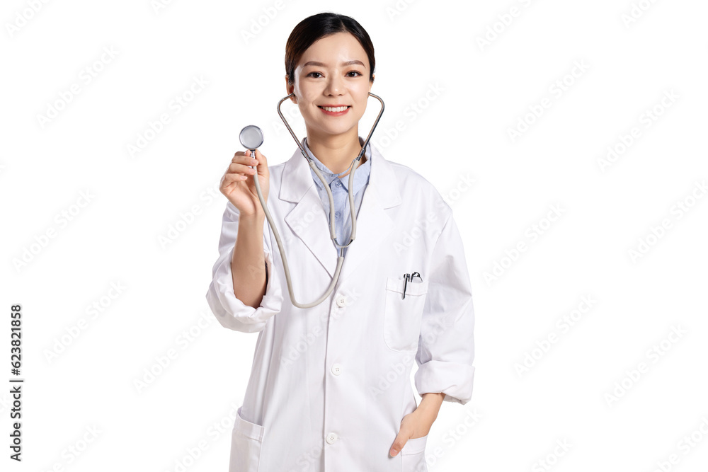 A young female doctor portrait A young female doctor portrait