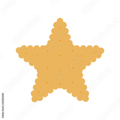 Shortbread cookies on a white background.
