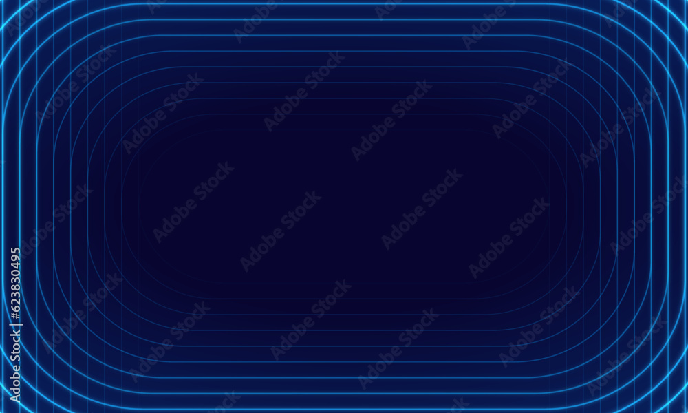 Digital geometric elements abstract vector background. Dark blue background. Modern line stripes curve abstract Luxury presentation background. Glowing neon lighting cosmic vibrant blue color tunnel Digital geometric elements abstract vector background. Dark blue background. Modern line stripes curve abstract Luxury presentation background. Glowing neon lighting cosmic vibrant blue color tunnel