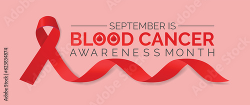 Blood Cancer awareness month .Banner and poster design. Vector art.