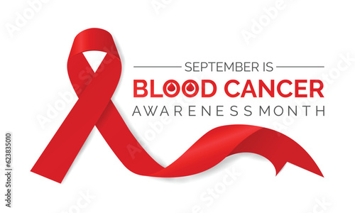 Blood Cancer awareness month .Banner and poster design. Vector art.
