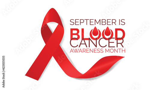 Blood Cancer awareness month .Banner and poster design. Vector art.