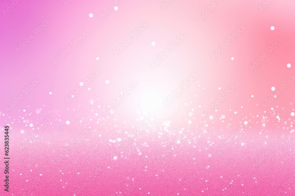 A Pink And Purple Background With White Stars. Pink, Purple, Background, White, Stars, Design, Greeting Card. Generative AI