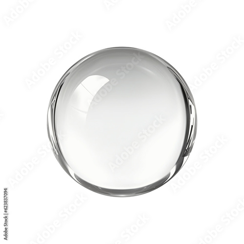 Water droplet isolated on transparent or white background, png