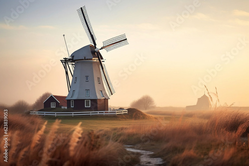 windmill in the country