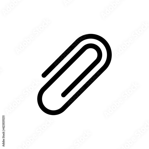 attach link icon symbol. paper clip icon sign, file document symbol , attachment icons