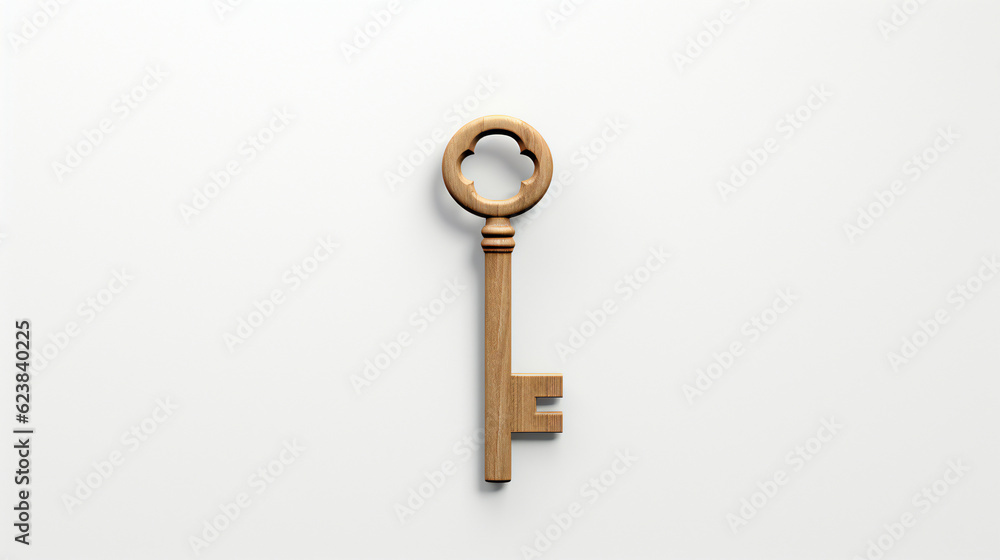old key isolated on white old key isolated on white