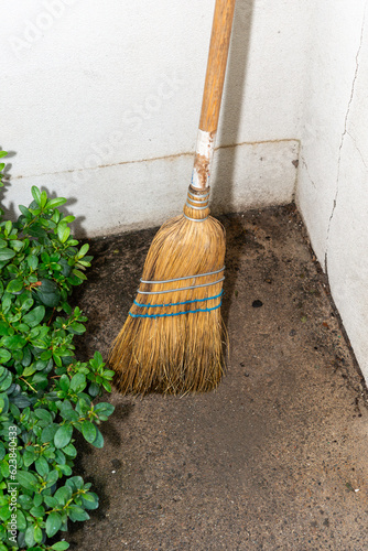 Wallpaper Mural old grungy straw broom Torontodigital.ca
