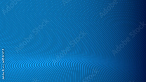 blue background metal pattern with copy space