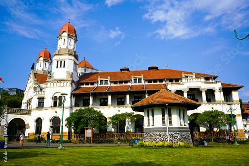 Bild auf Leinwand Lawang Sewu is a former office building in Semarang, Central Java, Indonesia