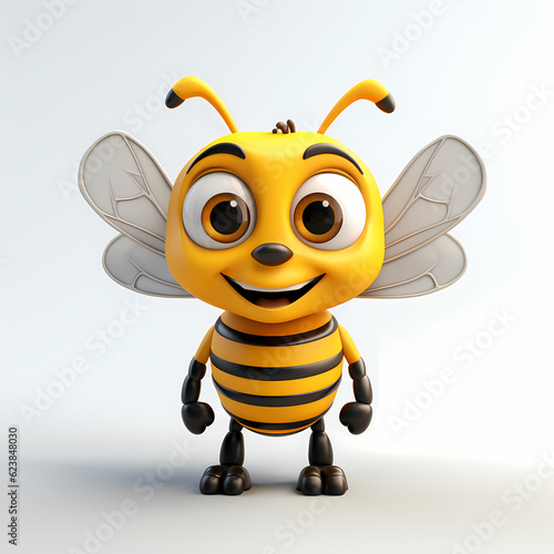 Bee Cartoon Illustration