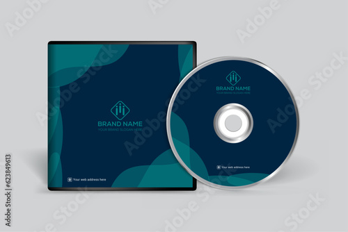 corporate identity template with cd