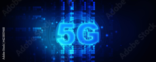 Konstfotografi 2d rendering 5G Network 5G Connection