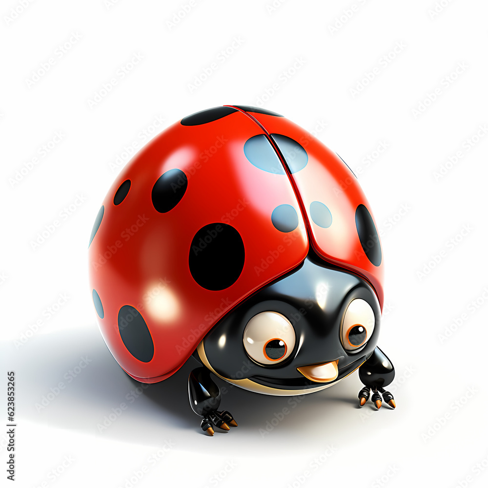 Obraz premium Ladybug 3D