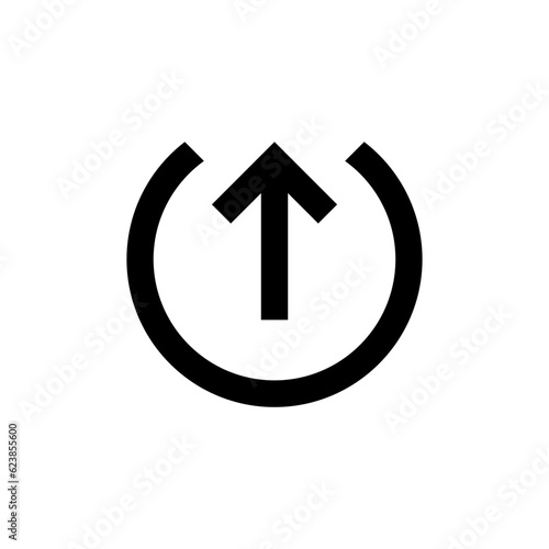 upload icon symbol swipe up icon button. Scroll arrow up icon sign - uploading file icon button, send, export icons	
