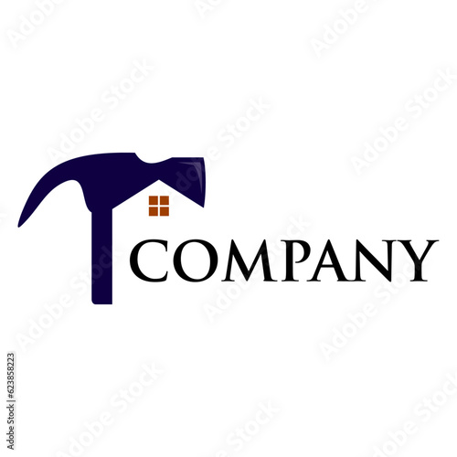home hammer construction logo 4