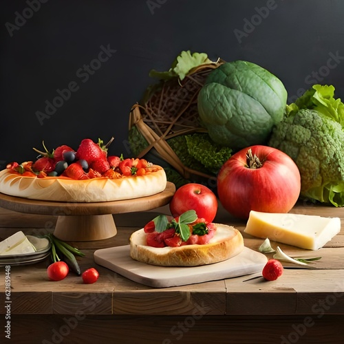 fruits and vegetables on the table