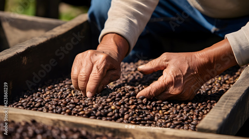 Hands of Dedication: A Coffee Farmer's Touch