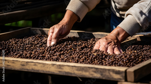 Hands of Dedication: A Coffee Farmer's Touch
