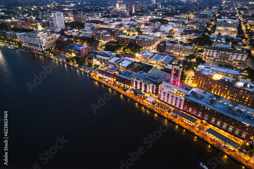  Aerial of Plant Riverside District Savannah Georgia