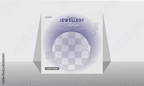 Creative Jewelery Social Media Post Design Template