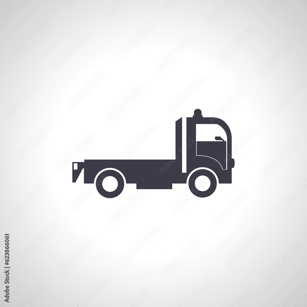 Tow truck icon, Tow truck icon.