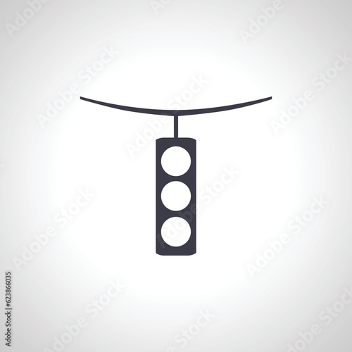 Traffic light icon. traffic lights icon.