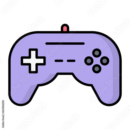 Game Remote Line Color Icon